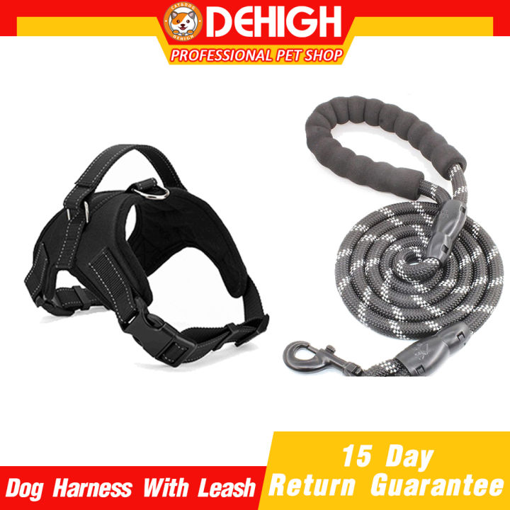【2 IN 1】Dog Vest Harness Easy Control Adjustable Dog Harness with Leash