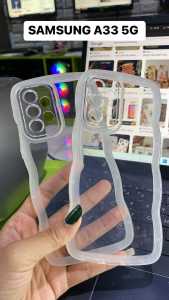 Softcase Gelombang Bening  ( SAMSUNG A33 5G ) Clear Case Casing Handphone - PGC SHOP