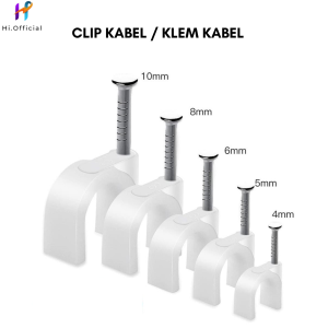 CLIP KABEL 6MM/PAKU BETON ASLI/KLEM ORISINIL PAKU BETON