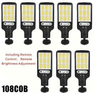 Solar Sports Sensor Light LED-108COP Outdoor Light High-quality Outdoor Safety Light Three Lighting Modes Outdoor Camping Adventure And Terrace Trail Light