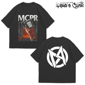 KAOS BAND MCPR PUNK IS ATTITUDE KERAH CREWNECK HITAM KATUN 24S PRIA WANITA