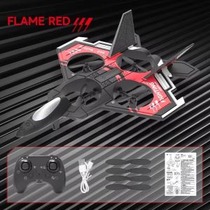 PUZHE RC Remote Control Aircraft Remote Control Foam Fighter EPP Foam Gravity Sensing Glider Aircraft Fixed Wing Toy Profesional Portable Four Motor Helicopter Toy Kids Toddlers Children