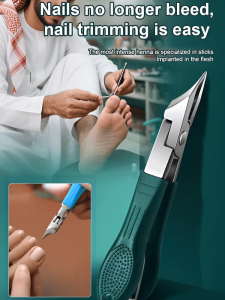 High Thermal Conductivity Nail Clippers Nail Clippers Fine Polishing Not Easy To Wear Trimming Splashproof Secondary Cutting Edge Nail Clippers Stainless Steel Nail Clippers