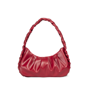MAGIA Lula Bag Ivory Leather Shoulderbag Braided Strap