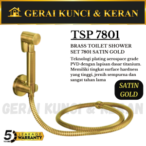 PALOMA TSP 7801 Toilet Shower JET WASHER SHOWER BIDET WC BRASS SATIN GOLD BRASS