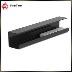 【Local delivery】Under Desk Cable Management Tray Self Adhesive Under Desk Cable Shelf Flame Retardant Cable Storage Rack for Home Office