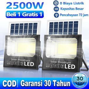 Lampu Tenaga Surya 600-2500W Solar Panel Lampu Led Surya Solar Cell Lampu Outdoor Super Terang