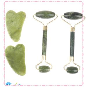 🔥【Flash Sale】🔥 ชุดลูกกลิ้งนวดหน้าทำจากหินกัวชาทำจากหยกธรรมชาติ