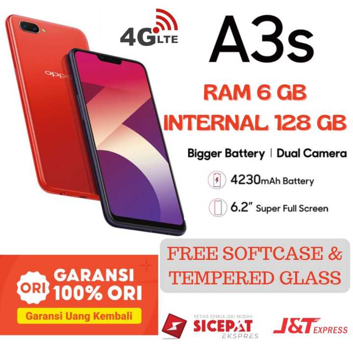 OPPO A3S RAM 6GB INTERNAL 128GB BERGARANSI Lazada Indonesia