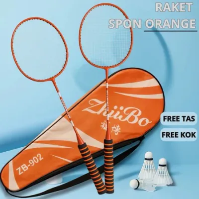 Raket Bulu Tangkis Isi 2 pcs/raket badminton origin/ raket badminton/raket bulutangkis/raket original
