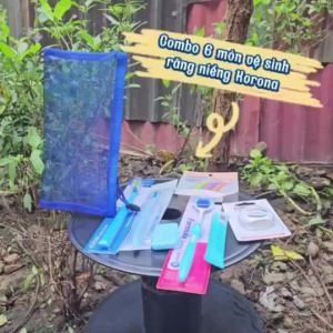 Vệ sinh răng niềng Korona Combo đầy đủ Bàn chải niềng răng bàn chải kẽ bàn chải đầu nhỏ cạo lưỡi chỉ nha khoa sáp