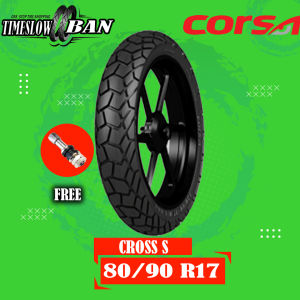 Ban Motor Moped (Motor Bebek) // CORSA CROSS S 80/90 Ring 17 Tubeless
