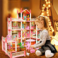 Doll House Kids Girl Sale Toys for Kids Dollhouses Toys for Girls Kids Toys Castle Princess Play House Pretend Play For Girls Children's Toy. 