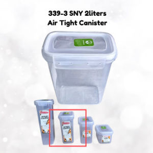 Laundry Depot Sunnyware Transparent Airtight Canister 0.8L/1.6L/2L/2.8L