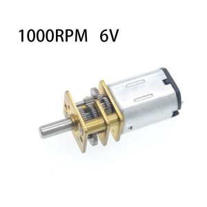 Deceleration Motor 12GF-N20 Low Speed Long Shaft Metal DC 6V/12V 1000RPM