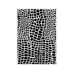 Reusable Plastic Embossing Plate for Craft Decorative Pattern Art Supplies