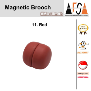 Magnetic brooch for Hijab Snag Magnet with Anti-Slip Grip | - SG Seller
