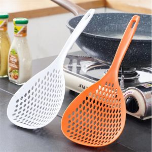 Polocat Kitchen Accessories Large Scoop Strainer Filter Spoon Colander Nylon Soup Spoon Cooking Drainer Scoop Drain Gadgets Strainer Vegies Large-Tools Kitchen Tool