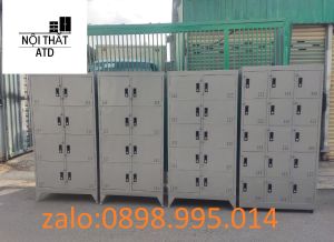 Tủ locker 8 ngăn 10 ngăn 15 ngăn có khóa riêng tư đựng đồ nhân viên giá rẻ xưởng giao nhanh HCM BD ĐN