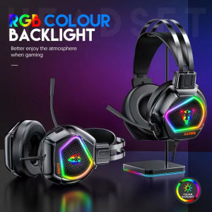 New G503 Head-Mounted Chicken Noise Reduction Headset Luminous Gaming Headset   Direct Plug-in with Microphone Gaming Headset