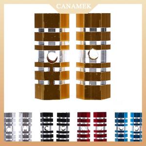 [CANAMEK] 2pcs จักรยานเหยียบอลูมิเนียมเพลา BMX MTB เหยียบจักรยาน Stunt เท้าหมุด