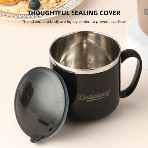 B.LIVEM 【จัดส่งจาก SamutSakhon】🔥400MLถ้วยนมสแตนเลส ถ้วยกาแฟ แก้วกาแฟเก็บความร้อน/เย็น แก้วน้ำเก็บอุณหภูมิ