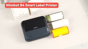 NIIMBOT B4 Label Sticker 50mm to 110mm Waterproof Thermal Refill Airway Bill Paper Price Tag Roll