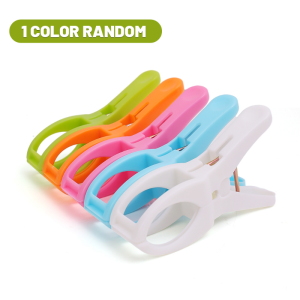 Large Plastic Clothes Pegs Windproof Beach Towel Clips Quilt Pegs Clamp for Laundry Drying Hanger Home Bathroom Organizer