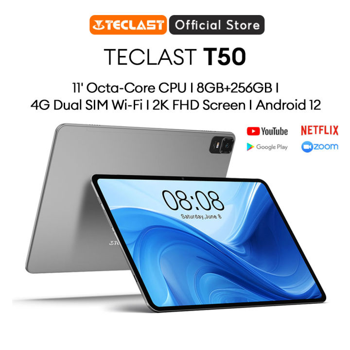 Teclast T50 Tablet PC 11-inch 8-Core 8GB RAM 256GB ROM 4G Dual SIM