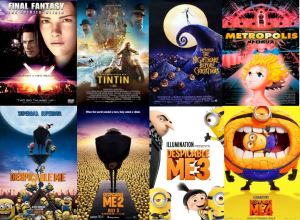 Flash Drive 64 Gb Animation Vol.7 Final Fantasy The Spirit Within_Tintin_Despicable Me 1080p และ 4K