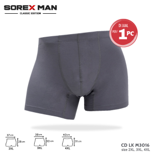 Sorex Man Celana Dalam Boxer Pria Extrasize Jumbo CD Adem Trunk 3016