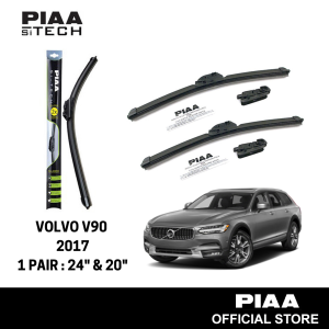 PIAA Si-Tech Silicone Wiper For Volvo V90 2017 (24" & 20")