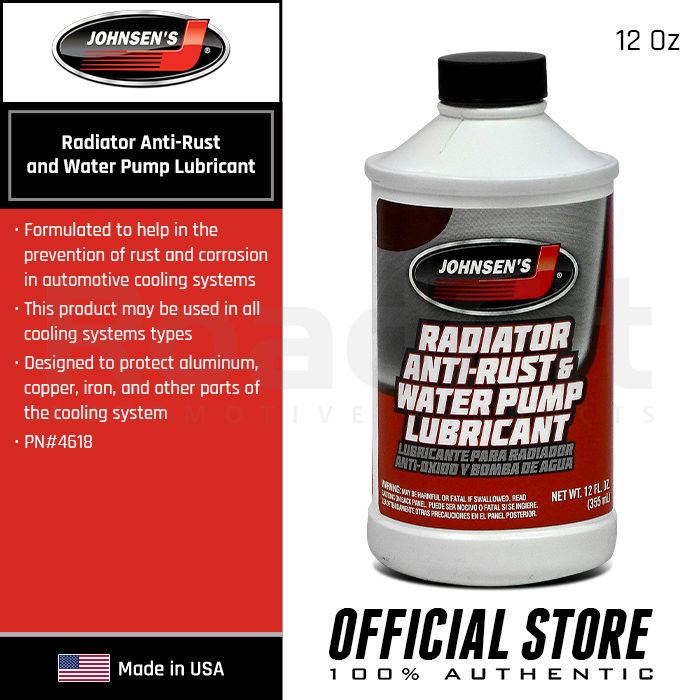 JOHNSEN'S Radiator Anti-Rust and Water Pump Lubricant 12oz 4618 | Lazada PH JOHNSEN'S Radiator Anti-Rust and Water Pump Lubricant 12oz 4618 | Lazada PH