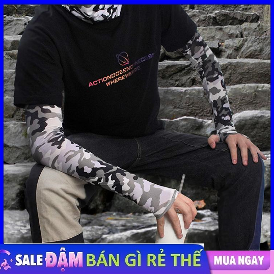 Ống tay chống nắng rằn ri đi phươt đi hoạt động ngoài trời | Lazada.vn