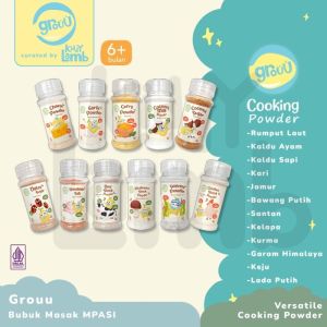 GROUU COOKING POWDER BUMBU BUBUK / KALDU MASAK/ COCONUT MILK/ COCONUT SUGAR/ HIMALAYAN SALT
