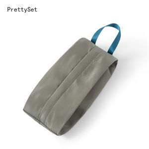 2ชิ้นกระเป๋ารองเท้าไนล่อนแบบพกพาการเดินทางกระเป๋าสัมภาระรองเท้ากันฝุ่นมีซิปแข็งแรงกระเป๋ากันน้ำกระเป๋ารองเท้าจัด