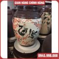 [CHUM GẠO CAO CẤP] CHUM SỨ BÁT TRÀNG TÀI LỘC MANG TÀI VẬN VỀ CHO GIA ĐÌNH - DÙNG ĐỰNG GẠO VỪA SẠCH SẼ VỪA TRANG TRÍ ĐẸP. 