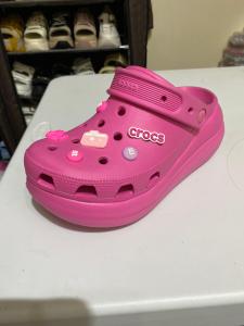 Sandal Crocs Classic Crush Clog Wanita Free Jibbits Sandal Wanita