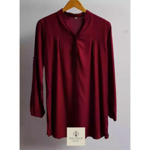 Blouse wanita terbaru kekinian polos busui jumbo katun rayon premium