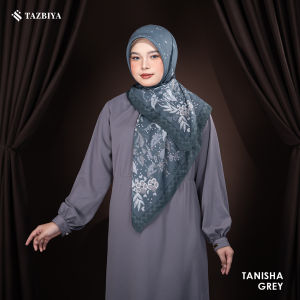 Tazbiya Scarf - Tanisha Series I Tazbiya Hijab Voal Motif Jahit Tepi