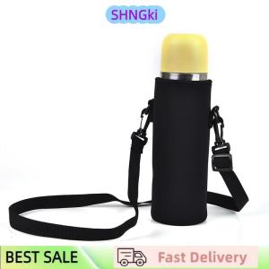 SHNGki 1x Neoprene Water Bottle Carrier Insulated Cup Cover Bag Holder Pouch with Strap