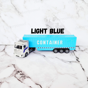 Alloy + Plastic Container Truck Toy Trailer Lorry Lori Mainan Kereta Vehicle Toys