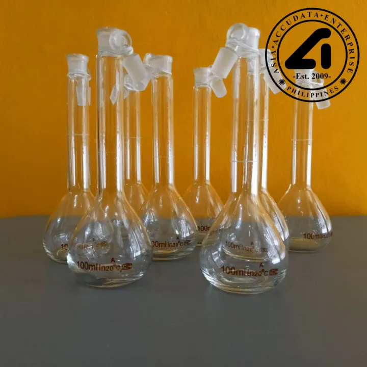 Maihun%20Original%20Boro%203.3%20Laboratory%20%20%20Volumetric%20Flask%20100%20ml%20Heat%20&%20Chemical%20Resistant%20-%20Image%202