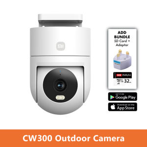 Xiaomi Outdoor Camera CW300 CCTV 2.5K 4 Megapixel Camera 360 Degree Color Night Vision Light Warning IP66 Waterproof AI Human Detection Camera
