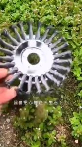 Lưỡi máy cắt cỏ Lưỡi rẫy cỏ tận gốc sợi thép đường kính 150-200mm