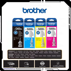 แท้100% Brother หมึก BT-D60BK BT5000C/M/Y 4สี DCP-T220 T310 T420W T510W T520WT710W T720W T820W T910Wสามารถออกใบเสร็จได้