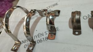 Đai ôm ống inox đai treo ống cùm omega không gỉ đủ kích thước phi 21 27 34 42 48 60 75 90110 (hàng có sẵn)