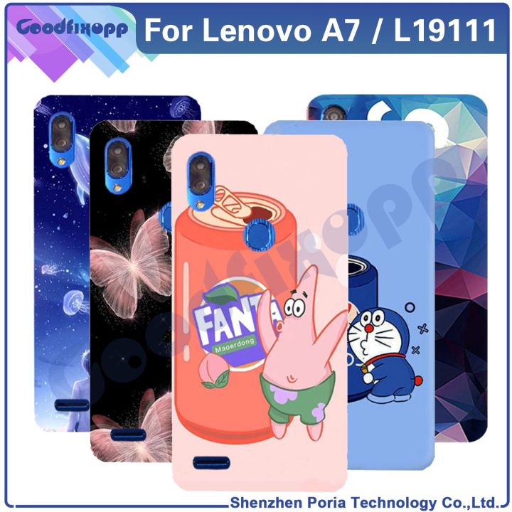 Silicone Phone Case For Lenovo A7 L19111 Cartoon Shockproof Case