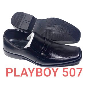 Sepatu Pantopel Formal Kulit Awet/ Sepatu Pantofel Pria Playboy kerja kantor Sol Dijahit kelilingi