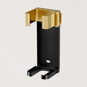 YUANZ with Double-sided Tape Curly Hair Sticks Holder Durable Iron Aluminum Bathroom Items Organizer Hair Curler Holder Traceless Hair Straightener Storage Rack For Home